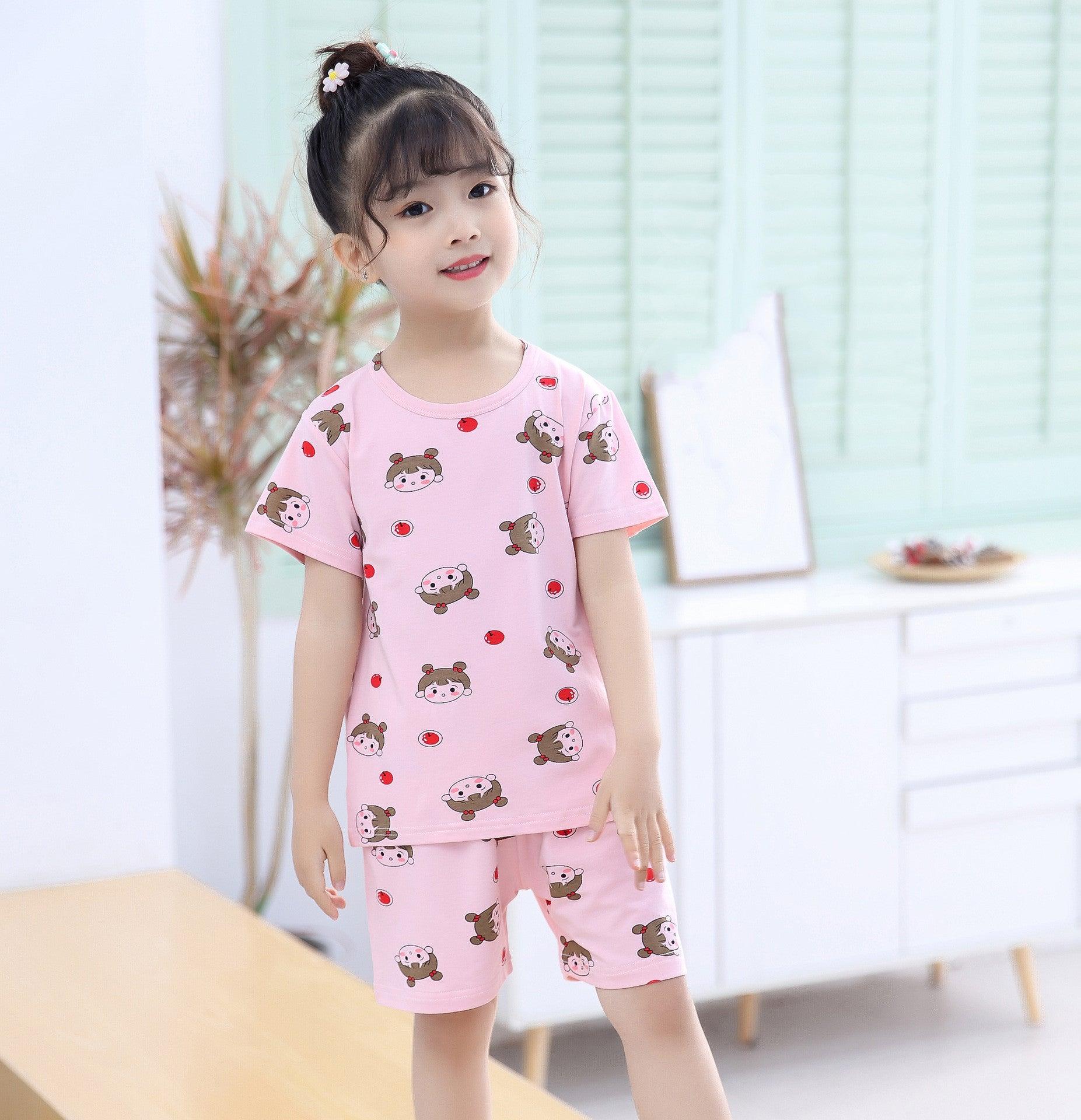 Charming Korean-Inspired Kids' Pajama Set for Cozy Home Relaxation - Vogue Aura