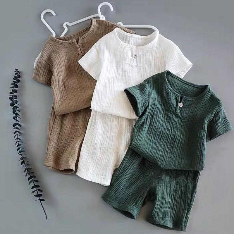 Charming Summer Cotton Sets for Boys and Girls - Vogue Aura