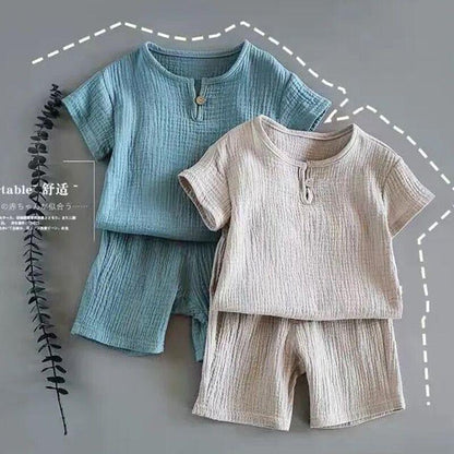 Charming Summer Cotton Sets for Boys and Girls - Vogue Aura