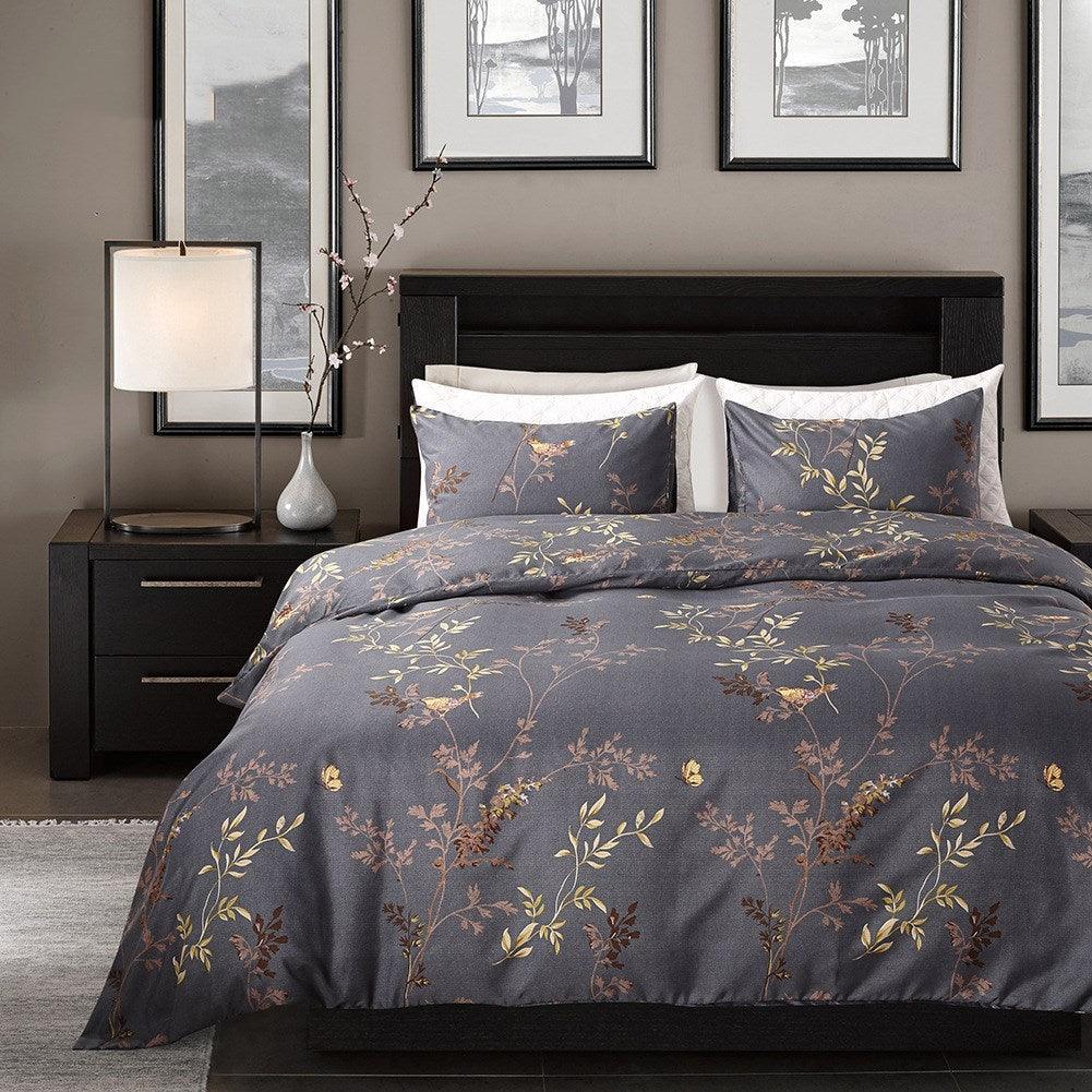 Chic Geometric Luxe Bedding Set - 3-Piece Duvet Cover Collection - Vogue Aura