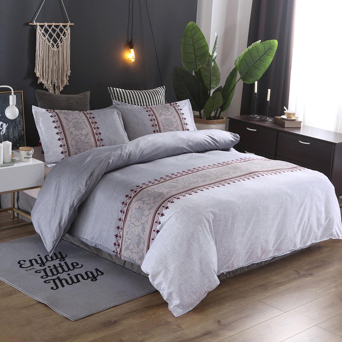 Chic Minimalist Polyester Bedding Collection - Vogue Aura