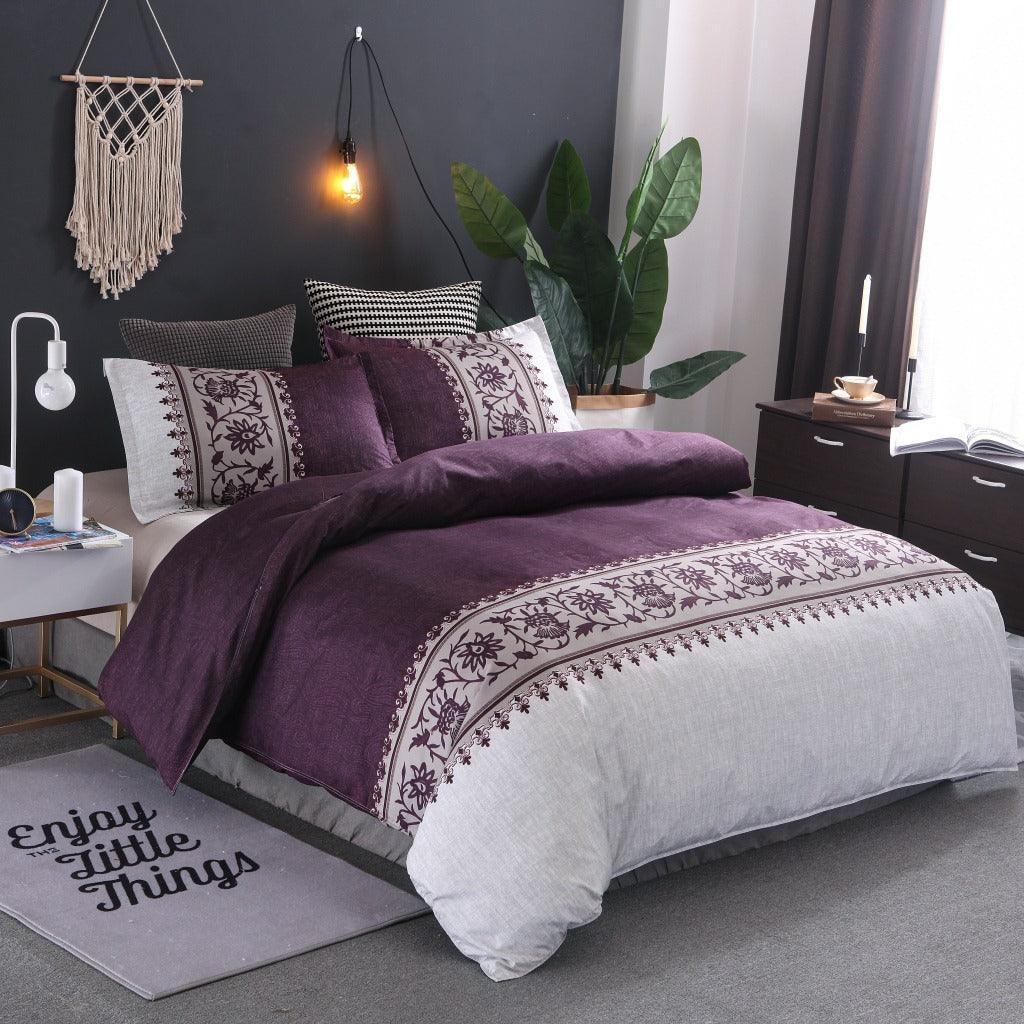 Chic Minimalist Polyester Bedding Collection - Vogue Aura