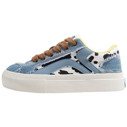 Chic Retro Colour-Block Low-Top Sneakers for Women - Vogue Aura