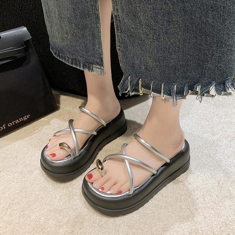 Chic Retro Platform Sandals for Effortless Summer Style - Vogue Aura