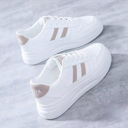 Chic Summer White Sneakers for Women - Versatile Casual Sports Style - Vogue Aura