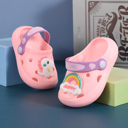 Children's Home Anti Slip Plastic Perforated Shoes - Vogue Aura