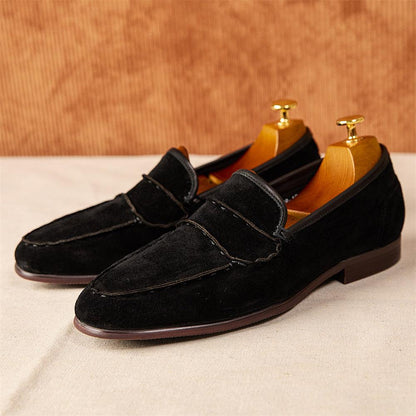 Classic Suede Slip-On Sneakers for Men - Vogue Aura