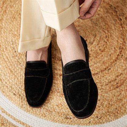 Classic Suede Slip-On Sneakers for Men - Vogue Aura