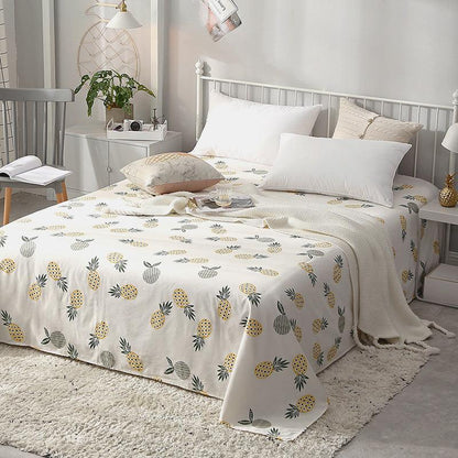 Vibrant Cotton Print Bed Sheets - Vogue Aura