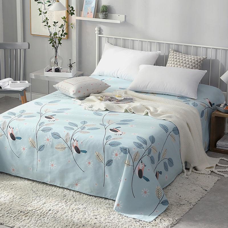 Vibrant Cotton Print Bed Sheets - Vogue Aura