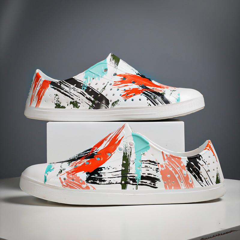 Vibrant Graffiti Beach Sandals for Ultimate Comfort and Style - Vogue Aura