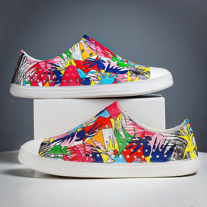 Vibrant Graffiti Beach Sandals for Ultimate Comfort and Style - Vogue Aura