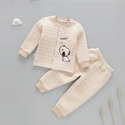 Cozy Cartoon Infant Warm-Up Suit for Kids - Vogue Aura