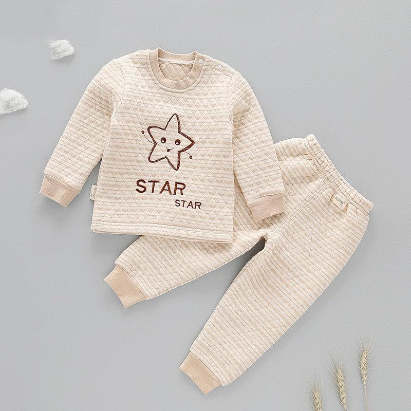 Cozy Cartoon Infant Warm-Up Suit for Kids - Vogue Aura