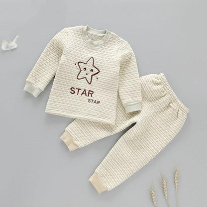 Cozy Cartoon Infant Warm-Up Suit for Kids - Vogue Aura