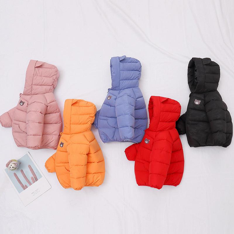 Cozy Cotton Hooded Jackets for Kids - Stylish and Warm Spring Wear - Vogue Aura