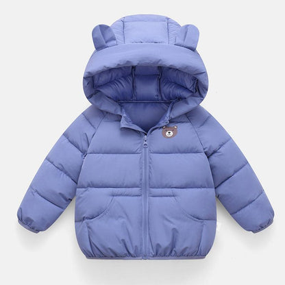 Cozy Cotton Hooded Jackets for Kids - Stylish and Warm Spring Wear - Vogue Aura