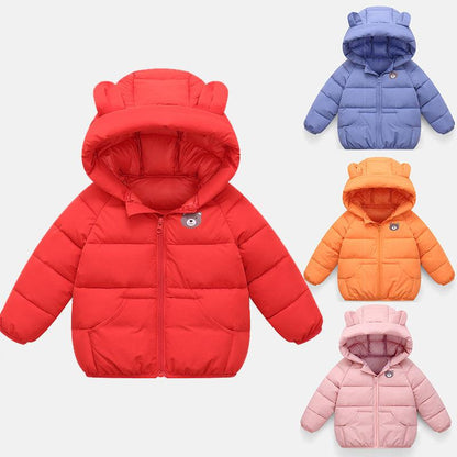 Cozy Cotton Hooded Jackets for Kids - Stylish and Warm Spring Wear - Vogue Aura