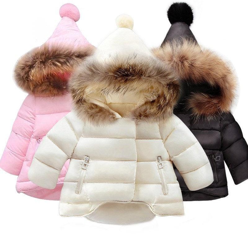 Cozy Cotton Padded Down Jacket for Girls - Vogue Aura