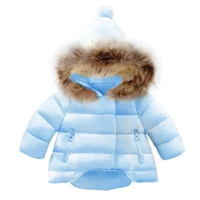 Cozy Cotton Padded Down Jacket for Girls - Vogue Aura