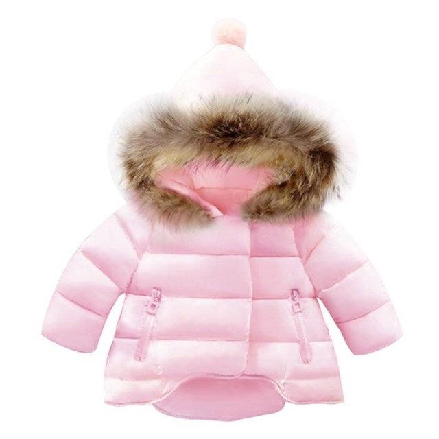 Cozy Cotton Padded Down Jacket for Girls - Vogue Aura