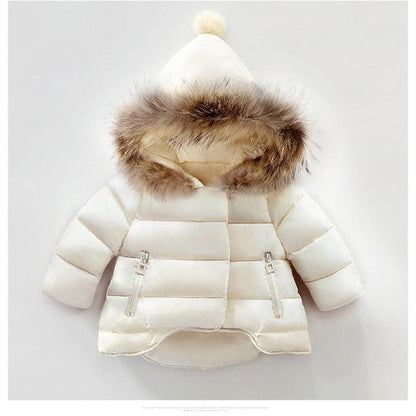 Cozy Cotton Padded Down Jacket for Girls - Vogue Aura