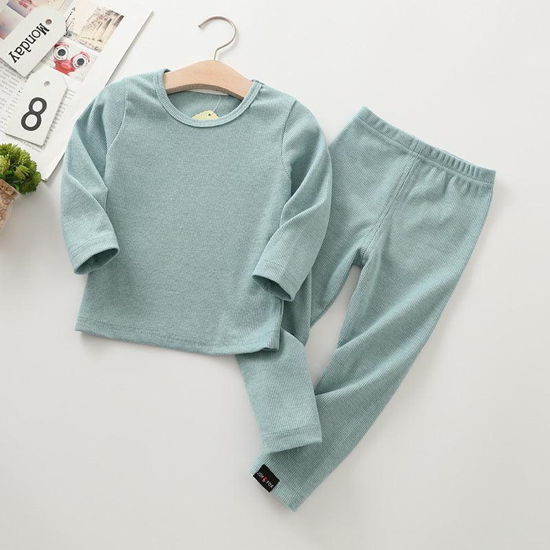 Cozy Korean-Inspired Thick Pajama Set for Kids - Perfect for Autumn and Winter - Vogue Aura