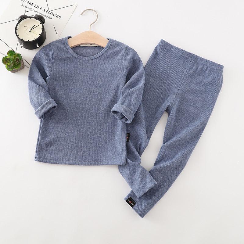 Cozy Korean-Inspired Thick Pajama Set for Kids - Perfect for Autumn and Winter - Vogue Aura