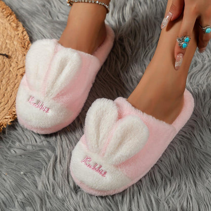 Cozy Korean Suede Fur Slippers for Ultimate Autumn and Winter Comfort - Vogue Aura