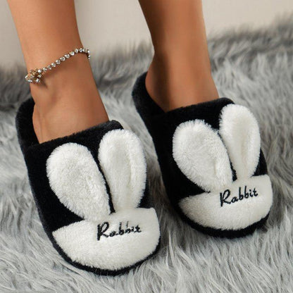 Cozy Korean Suede Fur Slippers for Ultimate Autumn and Winter Comfort - Vogue Aura