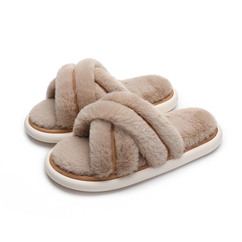 Cozy Non-Slip Cotton Slippers with Poop and Dirt Resistance - Vogue Aura