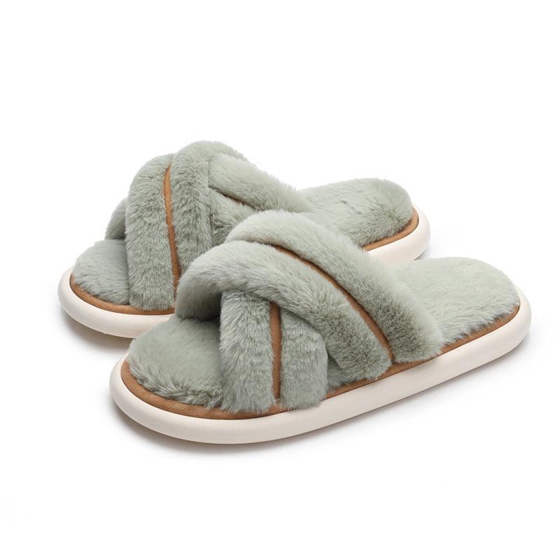 Cozy Non-Slip Cotton Slippers with Poop and Dirt Resistance - Vogue Aura