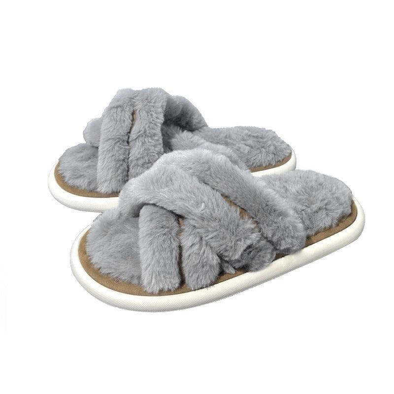 Cozy Non-Slip Cotton Slippers with Poop and Dirt Resistance - Vogue Aura