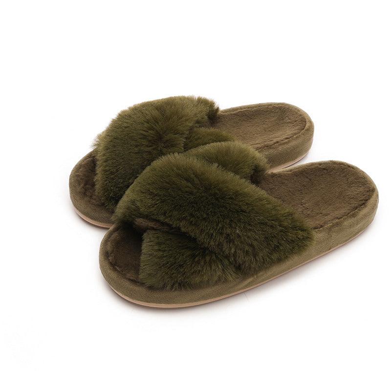 Cozy Non-Slip Cotton Slippers with Poop and Dirt Resistance - Vogue Aura