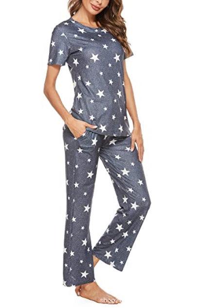 Cozy Starry Nights Premium Women's Pajama Set - Vogue Aura