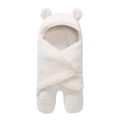 Cozy Velvet Baby Sleeping Bag with Cartoon Design - Vogue Aura