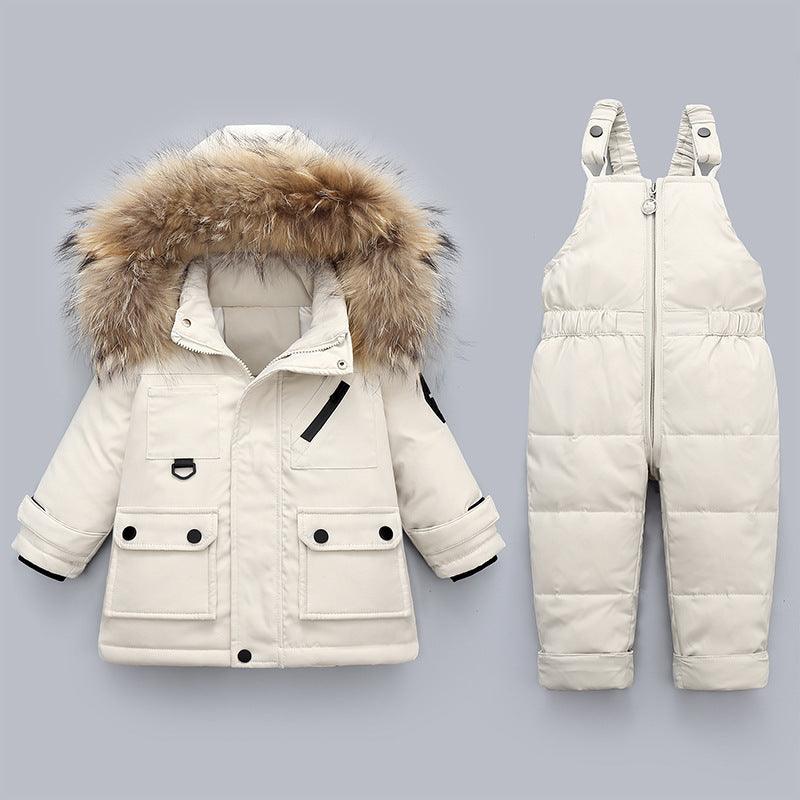 Cozy Winter Down Jacket Set for Baby Boys - Vogue Aura