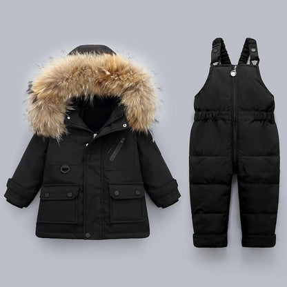 Cozy Winter Down Jacket Set for Baby Boys - Vogue Aura