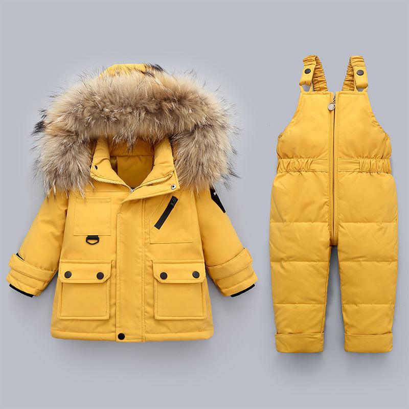 Cozy Winter Down Jacket Set for Baby Boys - Vogue Aura