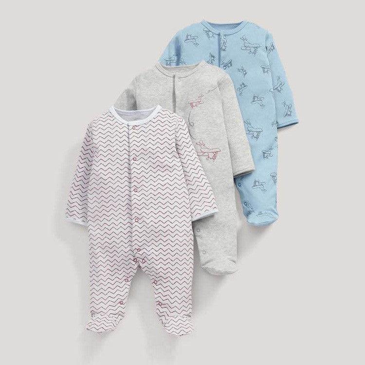 Cuddly Cotton Crawlers for Little Explorers - Vogue Aura