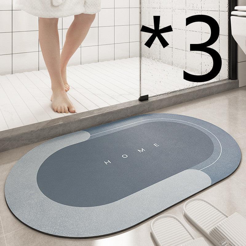 Cushion Bathroom Sliding Door Floor Foot Mat - Vogue Aura