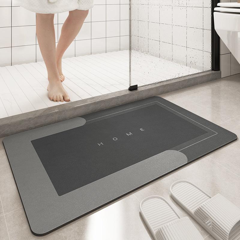 Cushion Bathroom Sliding Door Floor Foot Mat - Vogue Aura