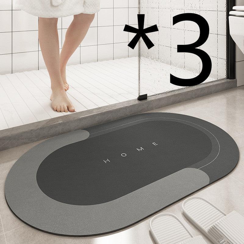 Cushion Bathroom Sliding Door Floor Foot Mat - Vogue Aura