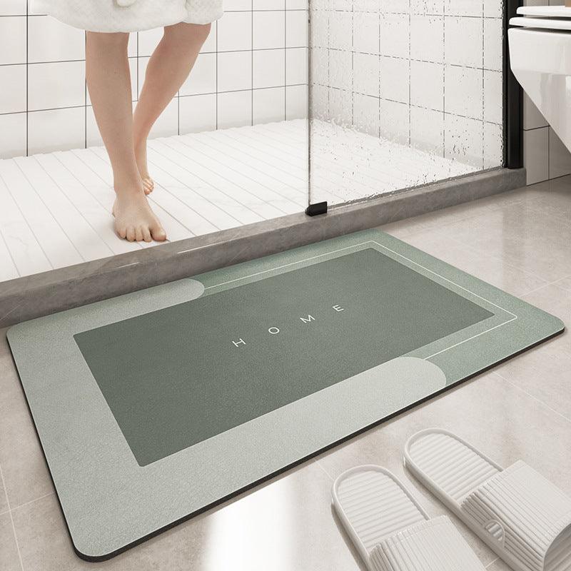 Cushion Bathroom Sliding Door Floor Foot Mat - Vogue Aura