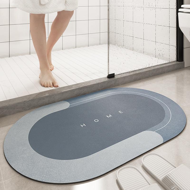 Cushion Bathroom Sliding Door Floor Foot Mat - Vogue Aura