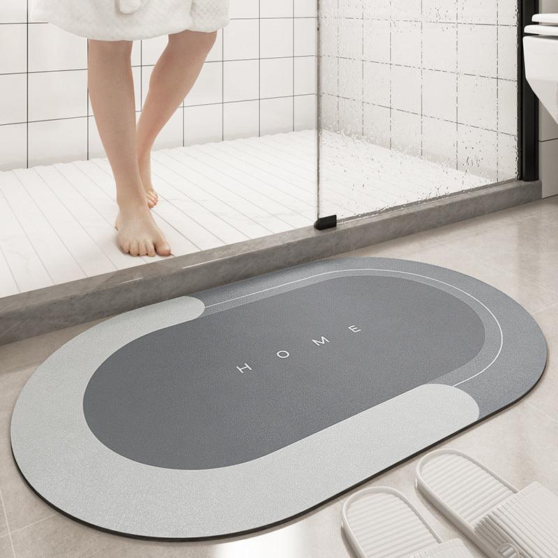 Cushion Bathroom Sliding Door Floor Foot Mat - Vogue Aura