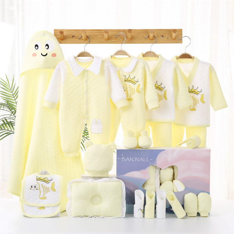 Newborn Cotton Products For Autumn And Winter Gift Set - Vogue Aura