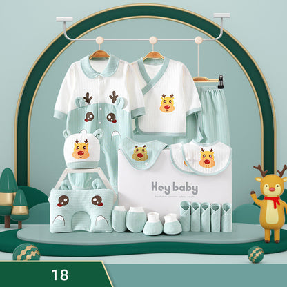 Elegant Pure Cotton Baby Clothes Gift Set