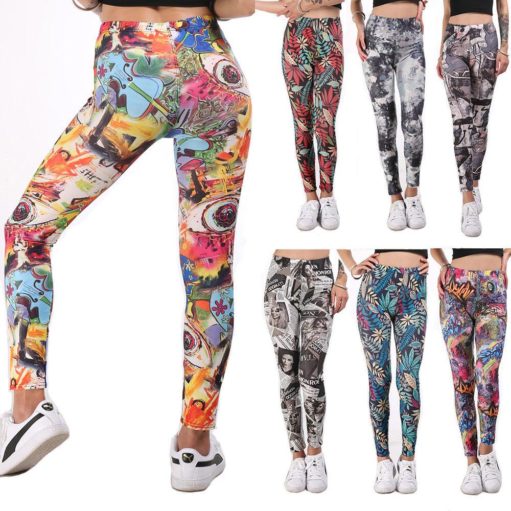 Doodle Sport High-Quality Yoga Pants for Ultimate Comfort and Flexibility - Vogue Aura