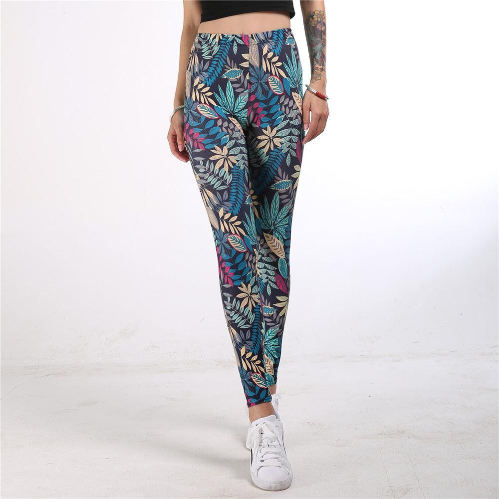 Doodle sport yoga pants - Vogue Aura